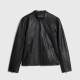 Baxter Jacket- Seamed Moto Zipper Details