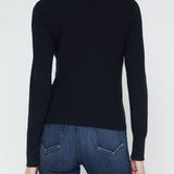 Sterling Jewel Button Collar Sweater