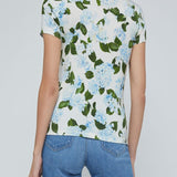 Ressi Short Sleeves Hydrangea