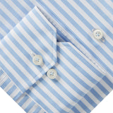 Poplin Blue Stripped Sport Luxury Shirt