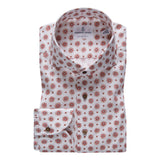 Summer Red Textured Hybrid Shirt