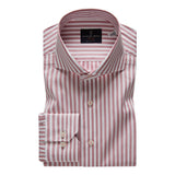 Poplin Pink Stripped Luxury Shirt