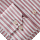 Poplin Pink Stripped Luxury Shirt