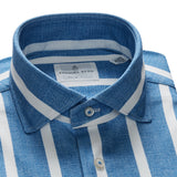 Modern 4Flex White Stripped Stretch Knit Shirt