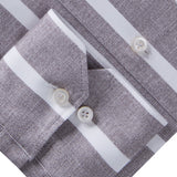 Modern 4Flex Grey Stripped Stretch Knit Shirt