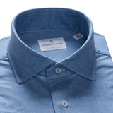 Modern 4Flex Blue Stretch Knit Shirt