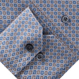 Modern 4Flex Blue Printed Stretch Knit Shirt