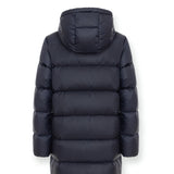Medium Length Jacket with Drawstring Adjustment