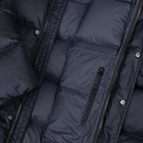 Medium Length Jacket with Drawstring Adjustment