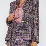 Chamberlain Purple Tweed Blazer