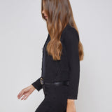 Janelle Slim Raw Jacket