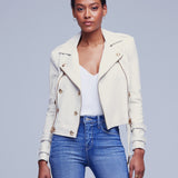 Billie Belted Leather Jacket