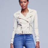 Billie Belted Leather Jacket