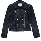 Billie Belted Leather Jacket