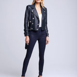 Billie Belted Leather Jacket