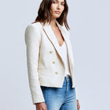 Brooke Double-Breasted Crop Blazer