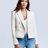 Brooke Double-Breasted Crop Blazer