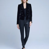 Brooke Double-Breasted Crop Blazer