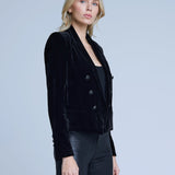 Brooke Double-Breasted Crop Blazer