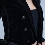 Brooke Double-Breasted Crop Blazer
