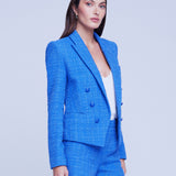 Brooke Double-breasted Crop Blazer