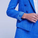 Brooke Double-breasted Crop Blazer