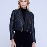 Onna Cropped Biker Jacket