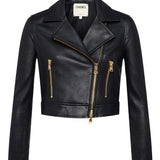 Onna Cropped Biker Jacket