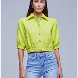 Cove Crop Short Sleeve Jacket