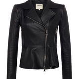 Lyric Peplum Biker Jacket