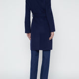 Tristan Belted Fur Color Coat