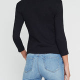 Rowena 3/4 Sleeve Henley Top