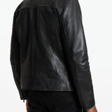 Baxter Jacket- Seamed Moto Zipper Details