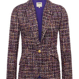 Chamberlain Purple Tweed Blazer