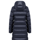 Medium Length Down Jacket with Fur detail