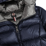 Medium Length Down Jacket with Fur detail