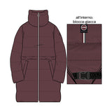 LADIES DOWN JACKET-WOVEN-LUSH