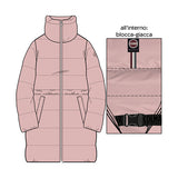 LADIES DOWN JACKET-WOVEN-LUSH