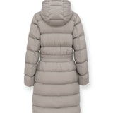 Long Belted Down Jacket