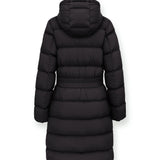 Belted Long Quilted Down Jacket