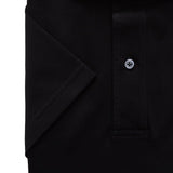 Textured Jacquard Luxe Short Sleeves Knit Polo