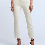 Sada High Rise Crop Slim Denim