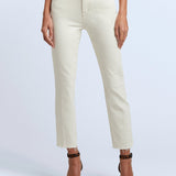 Sada High Rise Crop Slim Denim