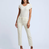 Sada High Rise Crop Slim Denim