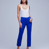Sada High-Rise Slim Fit Cropped Jeans