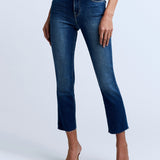 Sada High Rise Crop Slim Denim