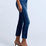 Sada High Rise Crop Slim Denim