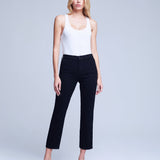 Alexia High Rise Crop Cigarette Jean