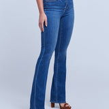 Oriana High-Rise Straight Jeans