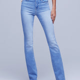 Ruth High-Rise Straight Jeans